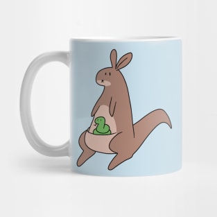 Kangaroo and Snake Mug